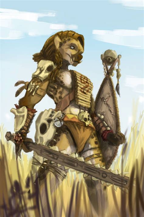 Gnoll Warrior By Gerrd On Deviantart Fantasy Character Design