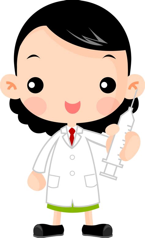 Doctor Vector Doctora Cartoon Png Clipart Full Size Clipart