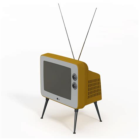 Retro Classic Tv Lg 3d C4d