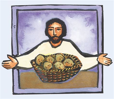 I Am The Bread Of Life John 6 35 48 51 Bible Art I Am The Bread