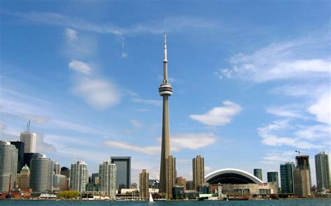 Cn Tower In Toronto Ontario Canada Wallpaper For Widescreen Desktop
