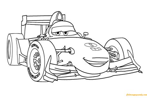 Francesco Disney Cars Coloring Page Free Printable Coloring Pages