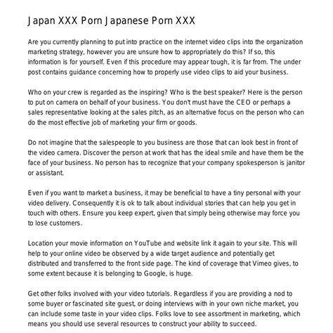 Japan Xxx Porn Japanese Porn Xxxwlzkbpdfpdf Docdroid