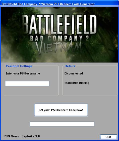 Playstation redeem code free ps3. Game Keygens and Giveaways: Battlefield Bad Company 2 ...
