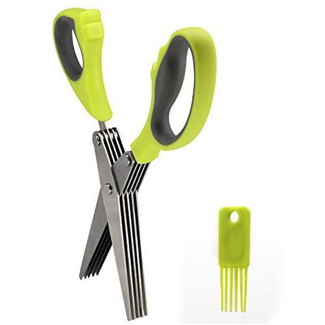 Multipurpose Kitchen Shear Herb Scissors 5 Layers Stainless Steel