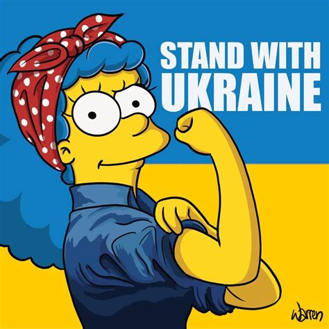 Dave Warren On Instagram “artists For Ukraine 🇺🇦 Standwithukraine Thesimpsons Simpsons