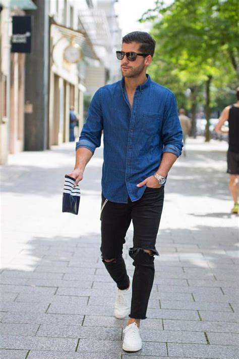 20 Stylish Ripped Jeans Spring Outfits For Men Styleoholic