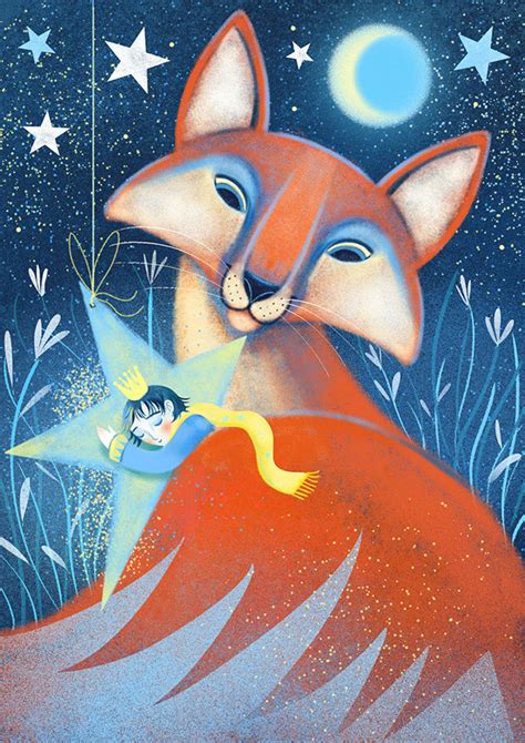 Illustration for novella the little prince , 1942. " Le Petit Prince " The Little Prince on Behance
