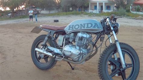 Here is an early 80's honda cb250n rebuilt over last winter as a café racer on a very small budget. Honda CB 250 Custom Cafe Racer By B.G'S Garage - YouTube