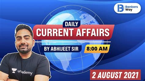 Daily Current Affairs Current Affairs August Current Affairs