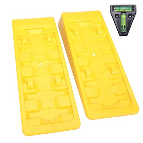 It's done with a level and leveling blocks are like strong, plastic lego blocks for campers. 3 Best RV Leveling Blocks (2020) | The Drive