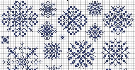 Snowflake Cross Stitch Snowflake Cross Stitch Pattern Cross Stitch