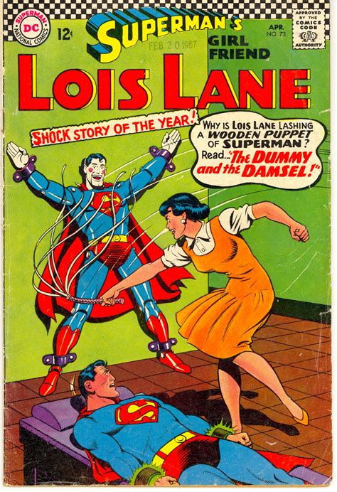 Crazy Comic Cover Lois Lane The Dummy And The Damsel Comic Book Daily