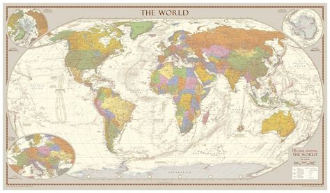 National Geographic World Map Map Blog