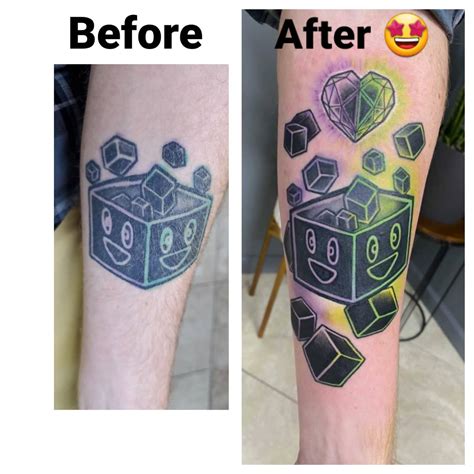 Before And After By Rachel Smith At Studio 13 Tattoos In Fort Wayne