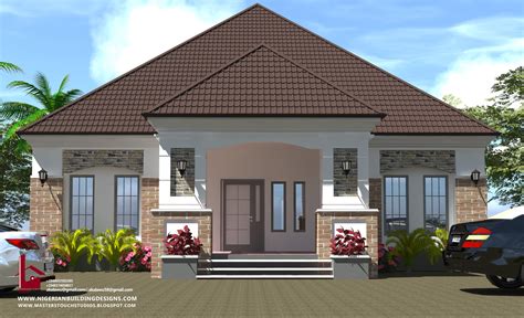 Bedroom Bungalow Plans In Nigeria Stylish Bedroom Bungalow House C