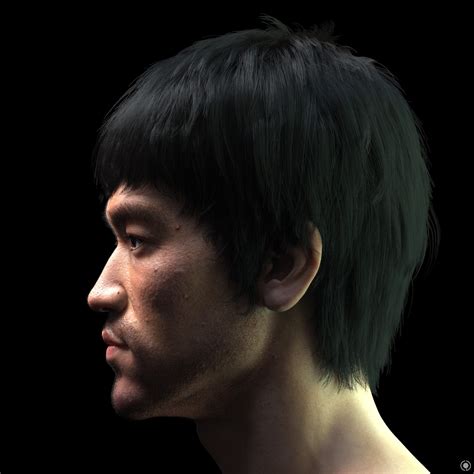 Cg Portrait Of Bruce Lee Computer Graphics Daily News