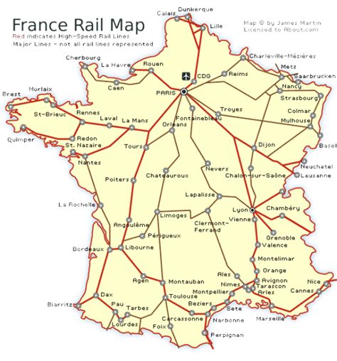 See France By Train An Easy Guide To French Railroads France Rail Map