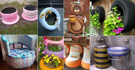 15 Superb Car Tire Crafts For Your Home And Garden