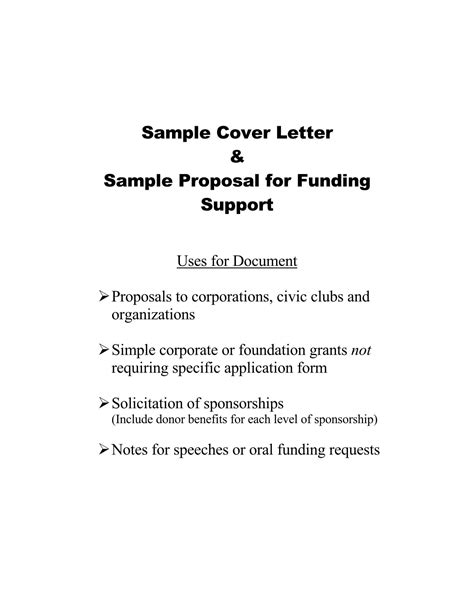 8 Free Effective Grant Request Letter Templates