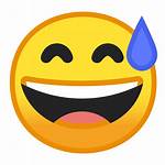 Emoji Smiley Sweat Face Emoticon Google Faccina