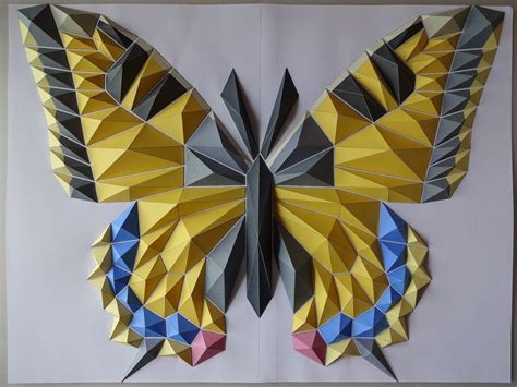 Simply Creative Colorful Origami Mosaic By Kota Hiratsuka