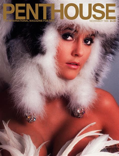 November 1986 Penthouse Cover Featuring Ginger Miller Photograph By