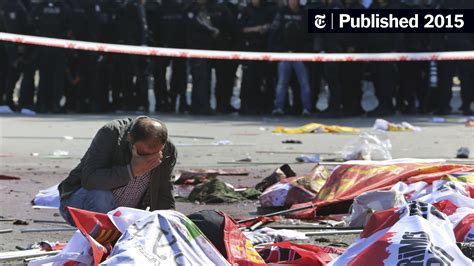 Explosions During Peace Rally In Ankara Turkeys Capital Kill Scores The New York Times