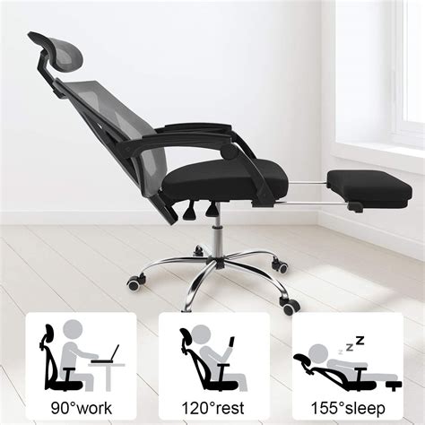 buy hbada ergonomic office chair high back desk chair recliner chair with lumbar support height