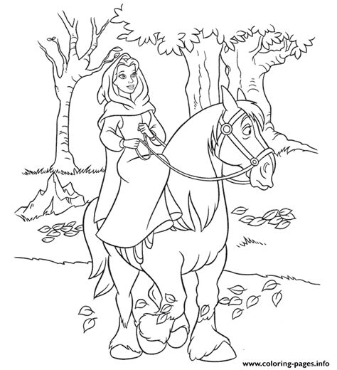 You can save your interactive online coloring pages that you have created in your gallery, print the coloring pages to your printer, or email them to friends and family. Belle Riding Her Horse Disney Princess 3547 Coloring Pages ...