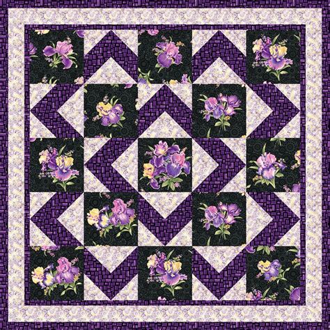 These free small quilt and quilt block patterns are perfect gifts for friends and family. Walk About Pattern (Optional Download) | Flower quilts ...