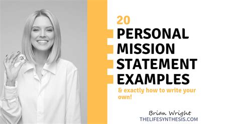 Personal Vision Statement Examples 7 Impactful Models Thelifesynthesis