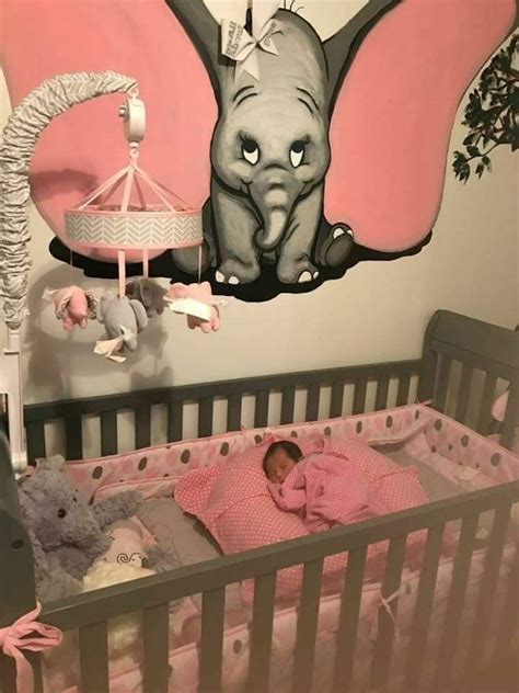 Baby Girl Elephant Decor Babygirlroom Cuartos De Bebe Niña