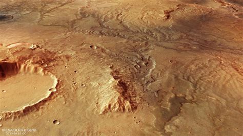 Esa Signs Of Ancient Flowing Water On Mars