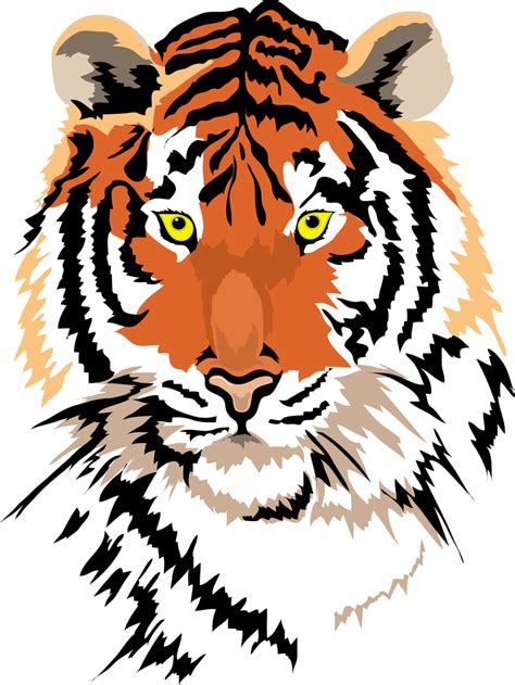 Tiger Clip Art Svg File Include SVG PNG EPS DXF