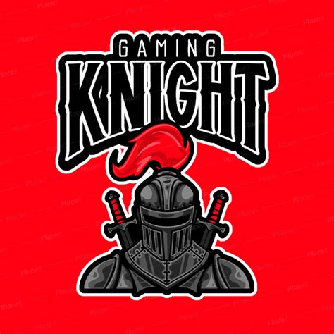 Placeit Gaming Logo Creator Featuring A Horned Knight Knight
