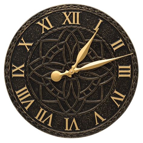 Whitehall Products Metal Wall Clock And Reviews Wayfair