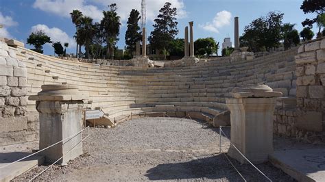 The Roman Amphitheater Of Alexandria In The Kom Al Dikka Complex
