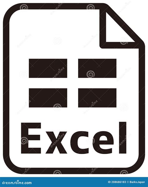 Icono De Excel Formato De Archivo Principal Icono De Vector Ilustración