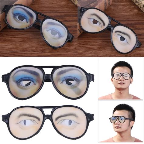 adult party awesome funny eyes eyeglasses mask costume disguise prank joke glasses in photobooth