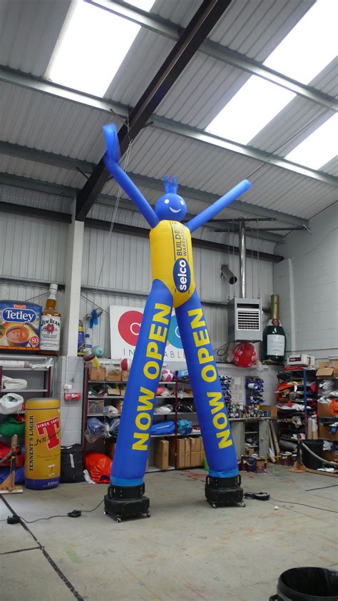 Throw Your Arms Up In The Air Giant Inflatable Wavy Man Custom
