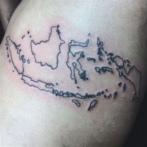 Indonesia Map Maptattoo Tattoo