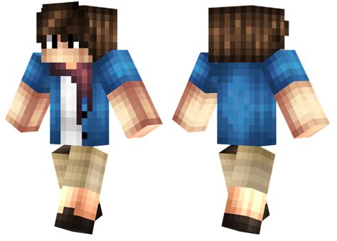Casual Scarf Minecraft Skins