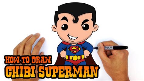 How To Draw Superman Chibi Step By Step Art Lesson