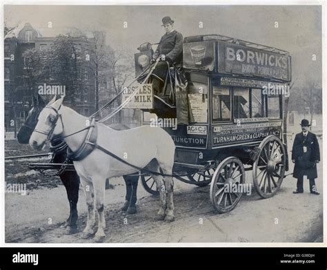 This Horse Bus Of The London General Omnibus Company Plies Between