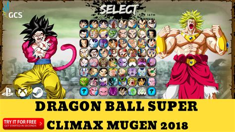 Check spelling or type a new query. Free Download Dragon Ball Super Climax 2018 (MUGEN Game ...