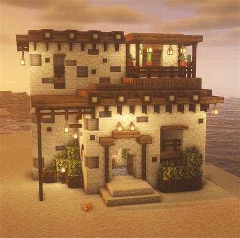 A Computer Generated Image Of A House On The Beach