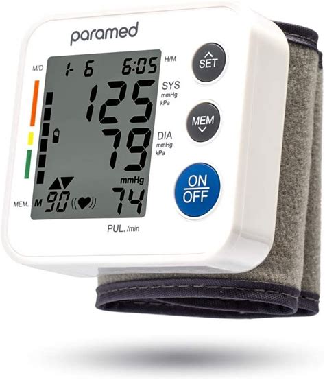 Paramed Blood Pressure Monitor Wrist Cuff Automatic