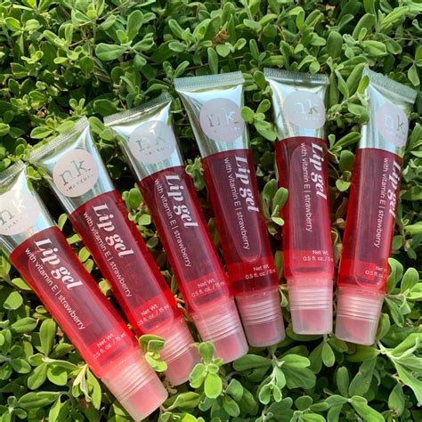 6 Pack Of Nk Strawberry Lip Gel Gloss By Nicka K New York Etsy