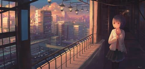 Anime Balcony Wallpapers Wallpaper Cave